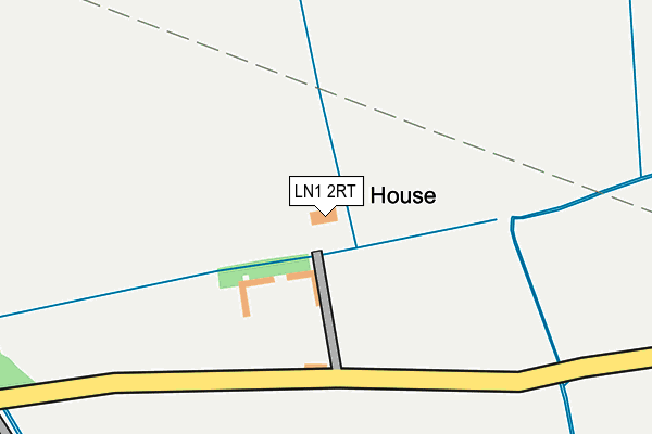 LN1 2RT map - OS OpenMap – Local (Ordnance Survey)