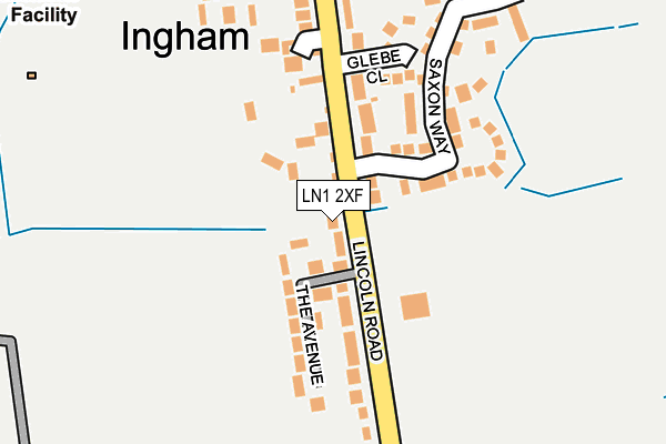 Map of SUSAN JACKLIN LTD at local scale
