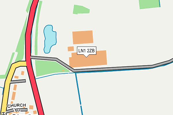 LN1 2ZB map - OS OpenMap – Local (Ordnance Survey)