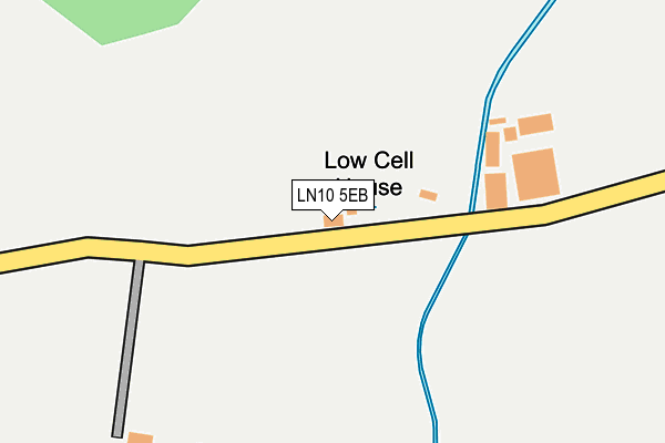 LN10 5EB map - OS OpenMap – Local (Ordnance Survey)