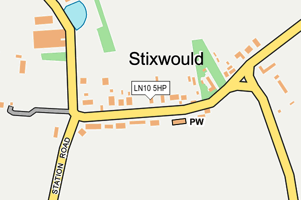 LN10 5HP map - OS OpenMap – Local (Ordnance Survey)