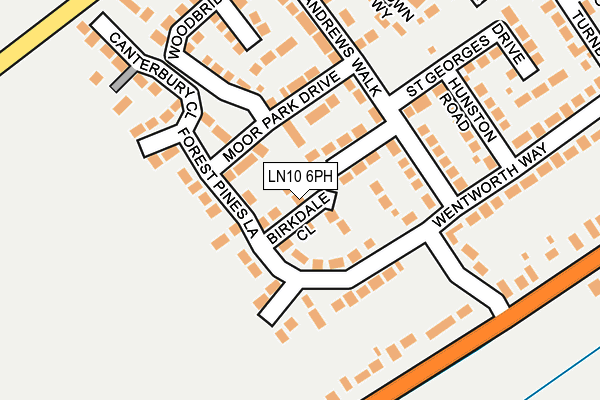 LN10 6PH map - OS OpenMap – Local (Ordnance Survey)