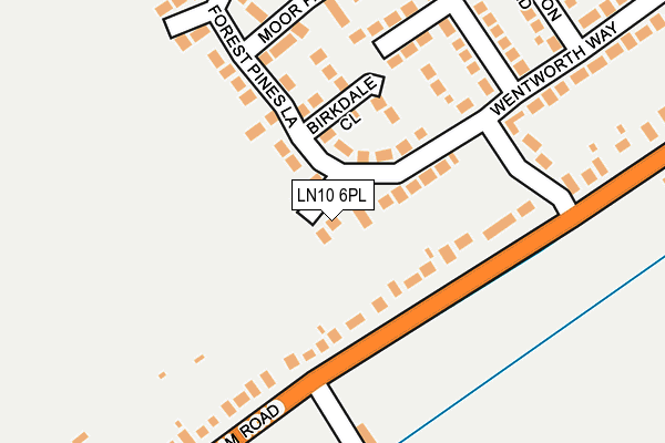 LN10 6PL map - OS OpenMap – Local (Ordnance Survey)