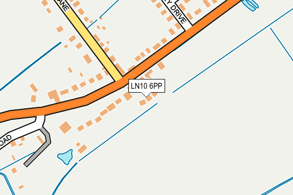 LN10 6PP map - OS OpenMap – Local (Ordnance Survey)