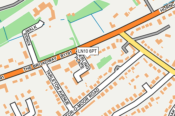 LN10 6PT map - OS OpenMap – Local (Ordnance Survey)