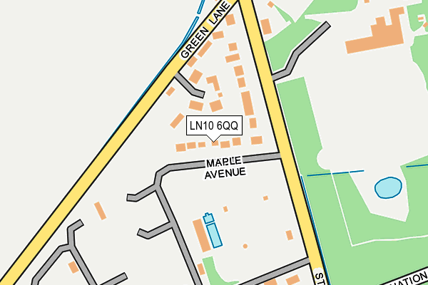LN10 6QQ map - OS OpenMap – Local (Ordnance Survey)