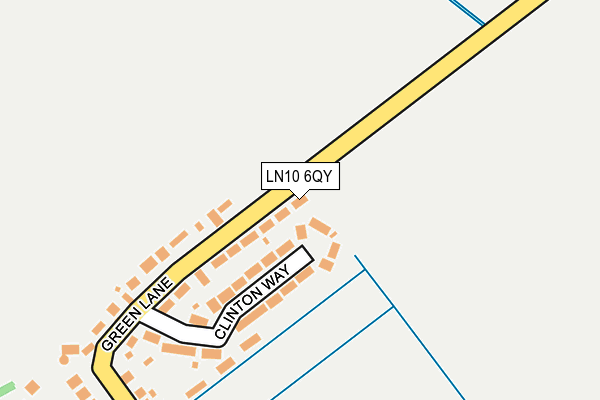 LN10 6QY map - OS OpenMap – Local (Ordnance Survey)