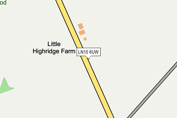 LN10 6UW map - OS OpenMap – Local (Ordnance Survey)