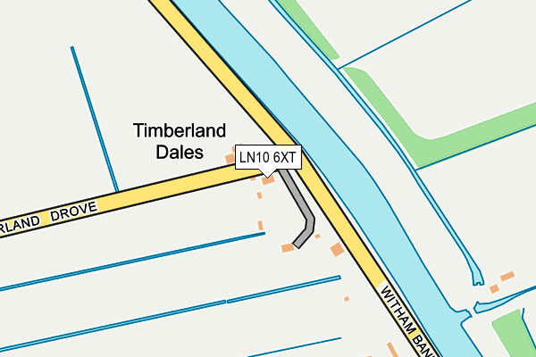 LN10 6XT map - OS OpenMap – Local (Ordnance Survey)