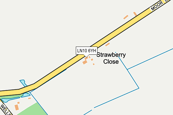 LN10 6YH map - OS OpenMap – Local (Ordnance Survey)