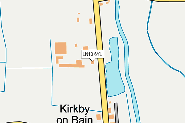 LN10 6YL map - OS OpenMap – Local (Ordnance Survey)