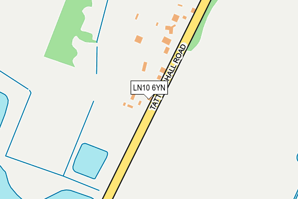 LN10 6YN map - OS OpenMap – Local (Ordnance Survey)