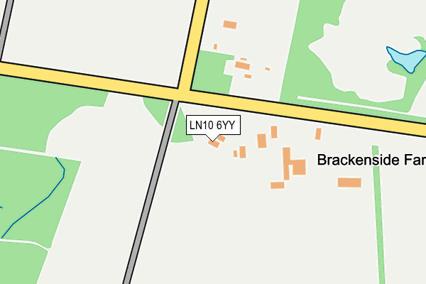 LN10 6YY map - OS OpenMap – Local (Ordnance Survey)