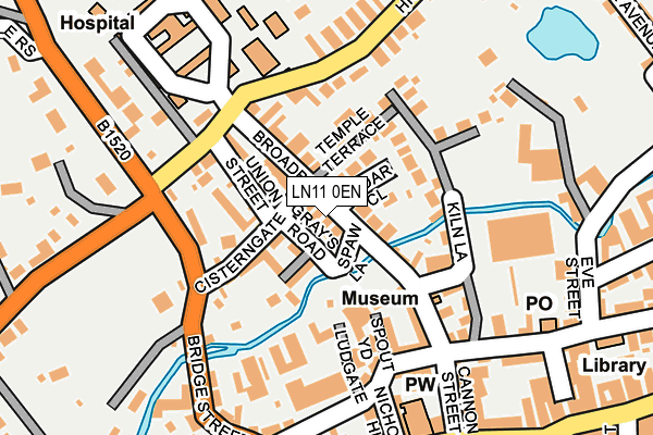 LN11 0EN map - OS OpenMap – Local (Ordnance Survey)