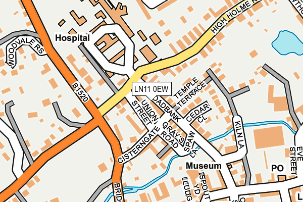 LN11 0EW map - OS OpenMap – Local (Ordnance Survey)