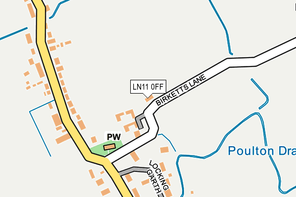 LN11 0FF map - OS OpenMap – Local (Ordnance Survey)