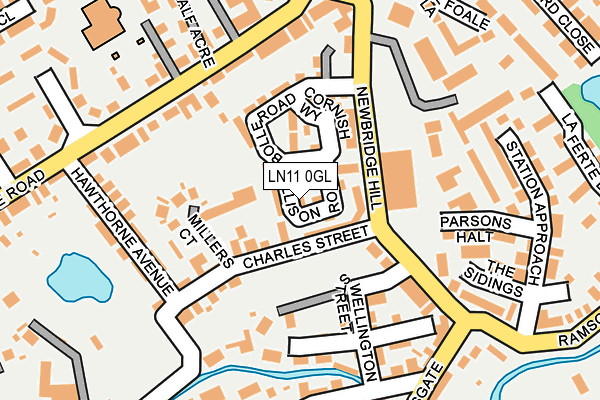 LN11 0GL map - OS OpenMap – Local (Ordnance Survey)