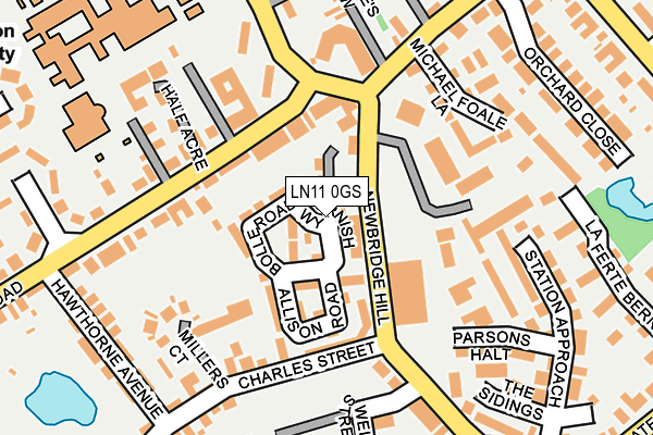 LN11 0GS map - OS OpenMap – Local (Ordnance Survey)