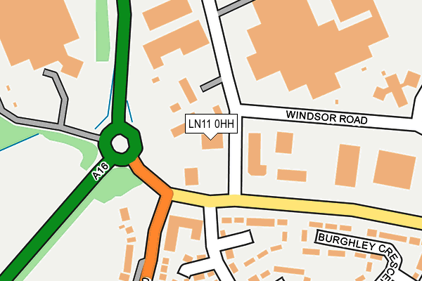 LN11 0HH map - OS OpenMap – Local (Ordnance Survey)
