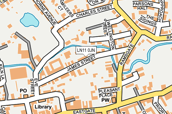 LN11 0JN map - OS OpenMap – Local (Ordnance Survey)