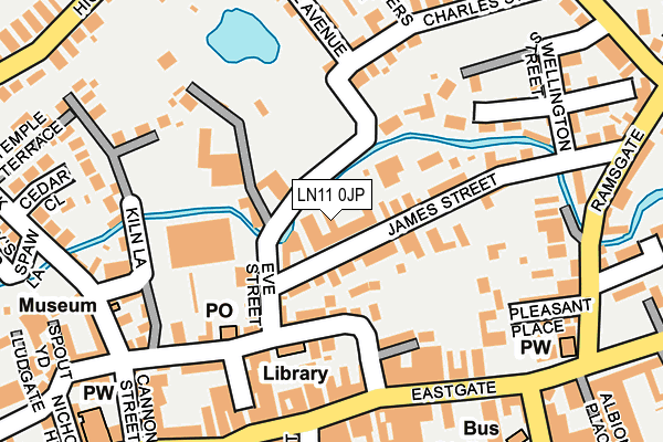 LN11 0JP map - OS OpenMap – Local (Ordnance Survey)