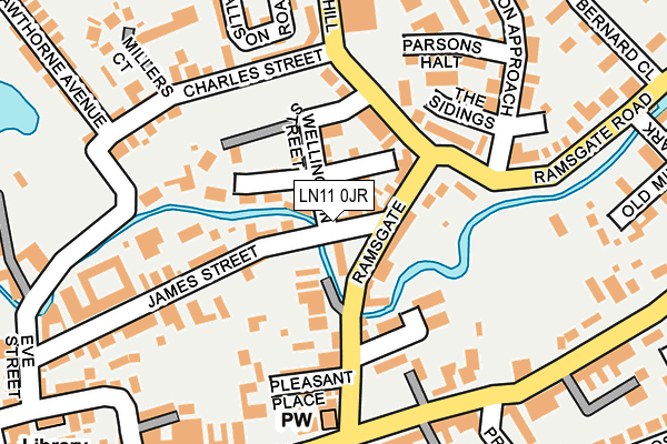 LN11 0JR map - OS OpenMap – Local (Ordnance Survey)