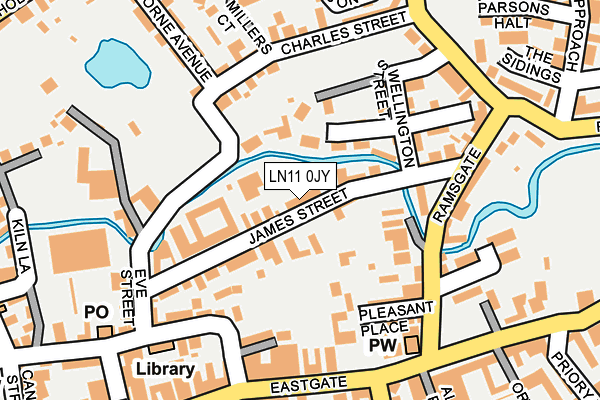 LN11 0JY map - OS OpenMap – Local (Ordnance Survey)