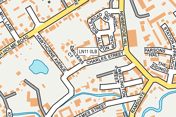 Map of MJE HEATING LTD at local scale