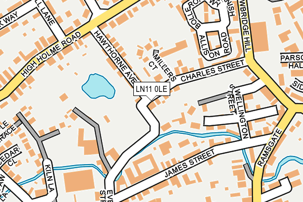 LN11 0LE map - OS OpenMap – Local (Ordnance Survey)