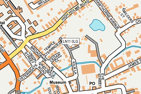 LN11 0LG map - OS OpenMap – Local (Ordnance Survey)