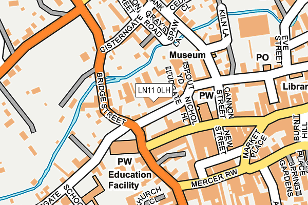 LN11 0LH map - OS OpenMap – Local (Ordnance Survey)