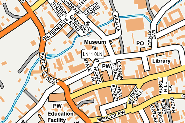 LN11 0LN map - OS OpenMap – Local (Ordnance Survey)