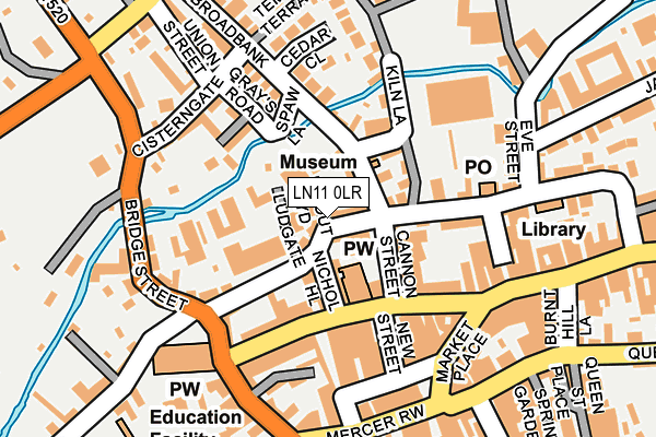 LN11 0LR map - OS OpenMap – Local (Ordnance Survey)
