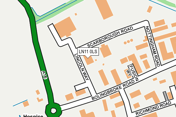 Map of ALLINSON PRINT LIMITED at local scale