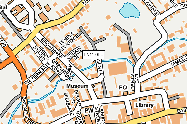LN11 0LU map - OS OpenMap – Local (Ordnance Survey)