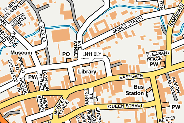LN11 0LY map - OS OpenMap – Local (Ordnance Survey)
