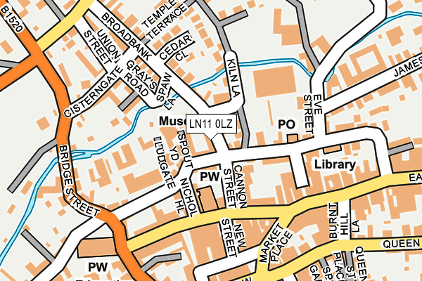 LN11 0LZ map - OS OpenMap – Local (Ordnance Survey)