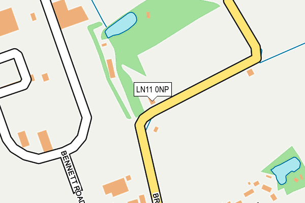 LN11 0NP map - OS OpenMap – Local (Ordnance Survey)