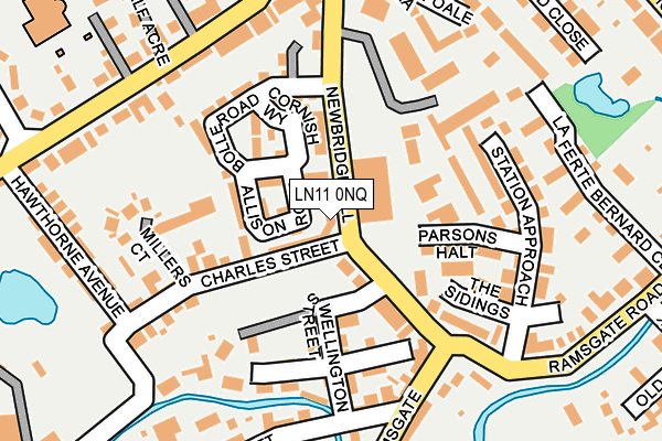 LN11 0NQ map - OS OpenMap – Local (Ordnance Survey)