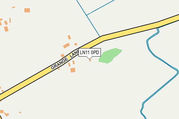 LN11 0PD map - OS OpenMap – Local (Ordnance Survey)