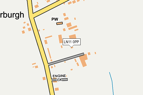 LN11 0PP map - OS OpenMap – Local (Ordnance Survey)