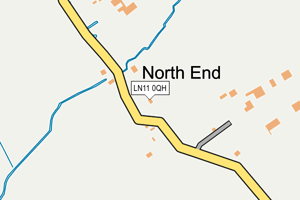 LN11 0QH map - OS OpenMap – Local (Ordnance Survey)