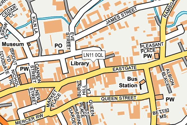 LN11 0QL map - OS OpenMap – Local (Ordnance Survey)