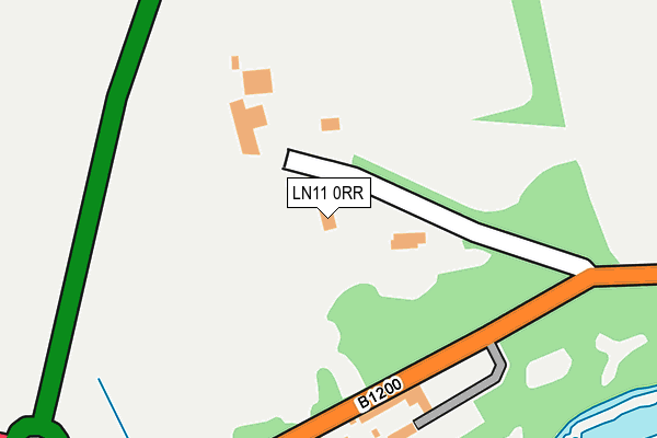 LN11 0RR map - OS OpenMap – Local (Ordnance Survey)