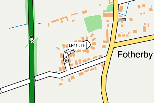 LN11 0TF map - OS OpenMap – Local (Ordnance Survey)