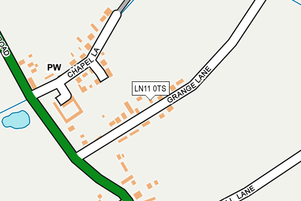 LN11 0TS map - OS OpenMap – Local (Ordnance Survey)