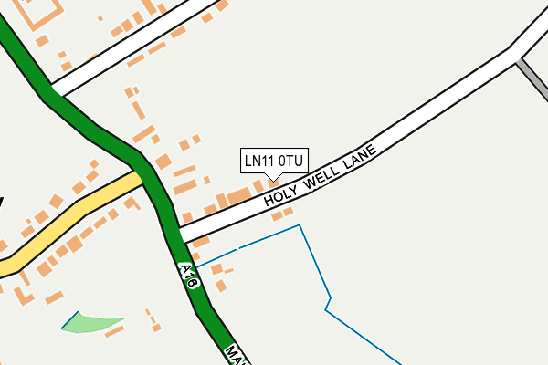 LN11 0TU map - OS OpenMap – Local (Ordnance Survey)