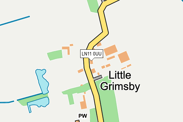 LN11 0UU map - OS OpenMap – Local (Ordnance Survey)