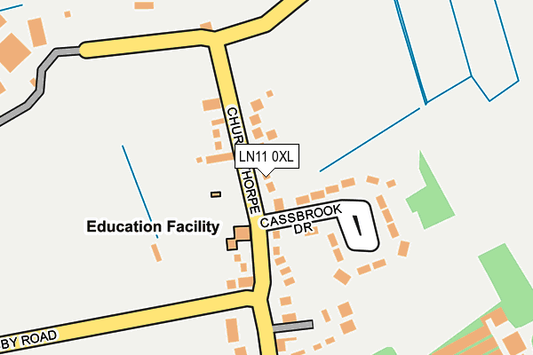 Map of TRISTAN LIBELL LIMITED at local scale