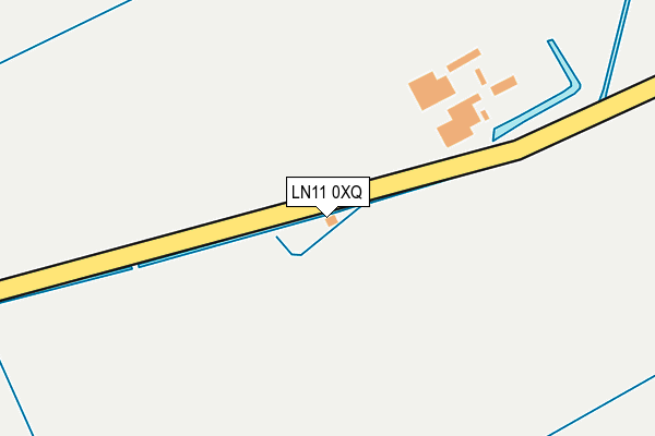 LN11 0XQ map - OS OpenMap – Local (Ordnance Survey)
